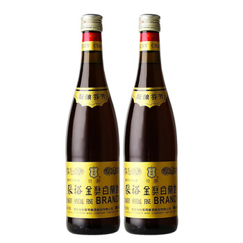 Changyu (changyu) changyu special gold award brandy wine self-drinking gift double pack 750ml 2 bottles large bottle