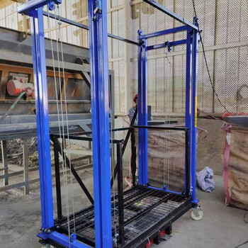 Shantou lincun electric scaffolding lift mobile folding indoor and outdoor decoration construction site exterior wall painting lift nz double mast 2 meters 300kg net height 1.7 meters 5*5 square tube