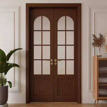 Solid wood door bedroom door painted door all solid wood door door interior door room door high-end wooden door customized deposit all solid wood painted door a (customized deposit)