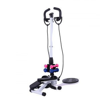 Household multi-function stepper mini indoor twisting step hydraulic climbing machine with armrests sports fitness equipment with drawstring