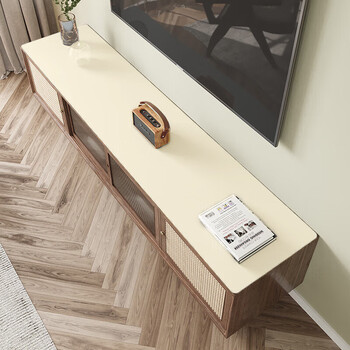 Pu leather tv cabinet table mat tablecloth tablecloth waterproof and oil-proof sideboard cabinet shoe cabinet coffee table mat entrance cabinet mat beige thickened dutch velvet bottom 30*140cm