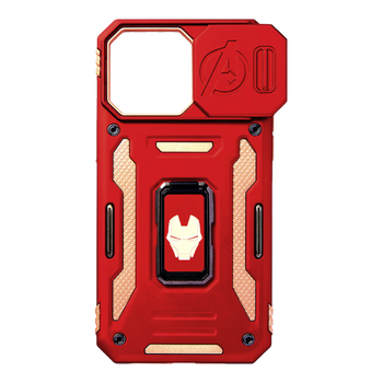 80% new mozan marvel mecha series iphone 15 pro mobile phone case iron man apple mobile phone case