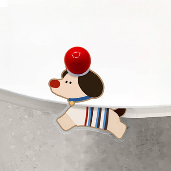 Fan ye's dachshund dog toilet lid lifter cute and dirty hands acrylic toilet lid lifter toilet anti-dirty toilet lifter