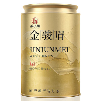 Tea xiaoci tea black tea authentic wuyishan jinjunmei 2025 new tea special honey fragrance bud canned 100g