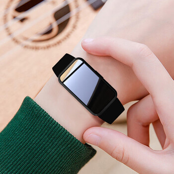 Machine-applicable smart watch for measuring blood pressure, blood sugar, heart rate, blood oxygen, running health monitoring, men's and women's sports bracelet, black large screen model - measuring blood pressure, heart rate, and bluetooth calls