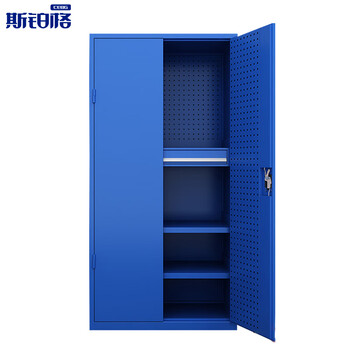 Spurge heavy duty tool cabinet blue model one drawer with hanging board workshop organizing cabinet repair tools iron cabinet equipment cabinet bgb-89