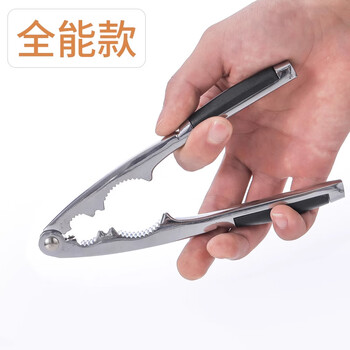 Fat donglai's same walnut clip artifact mountain household sheller tool multi-functional pine nut hazelnut zinc alloy model