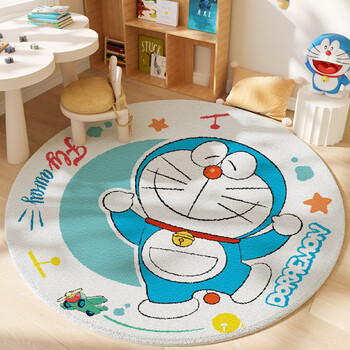 Sailotou ip carpet bedroom blanket cartoon children's study room bedside blanket living room floor mat accompany me - starry sky 120cm*120cm thick plush