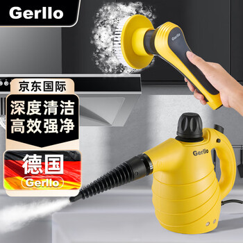 High temperature and high pressure multifunctional handheld integrated steam cleaner & handheld multifunctional wireless electric cleaning brush labor-saving and powerful cleaning set st206b+ds300