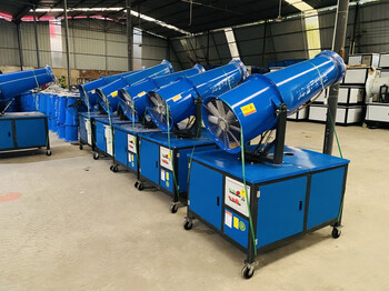 Huili de fog cannon 30m/60m construction site dust removal mobile construction site high pressure dust removal fog cannon 40 type manual fog cannon 380v