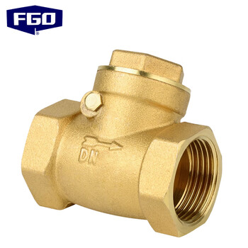 Fgo brass horizontal check valve h14w-16t dn40 1.5 inch 1 1/2