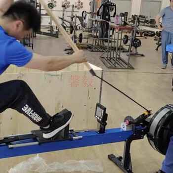 New c2 dragon boat race dynamometer commercial wind resistance rowing machine left and right double row dragon boat trainer fitness equipment dragon boat dynamometer wooden handle