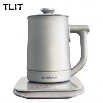Tlit german imported high-quality pure titanium high-end electric kettle portable heat preservation with lid for soup making and healthy water 1500ml health kettle