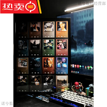 Nfc music wall customized finished photo frame gift commemorative birthday gift boyfriend girl couple celebrity peripheral black 1x1_1 nfc music (wooden photo frame)