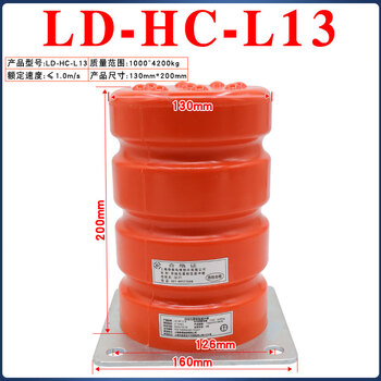 Yue changsheng green shield elevator buffer polyurethane universal ld-hc-l12/l7/l17/l3/l4 pit pad with certificate of qualification ld-hc-l13 (130*200) hole spacing 126 with test