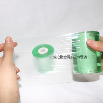 Pvc packaging wrapping film grafting film wire transparent electrostatic film stretch film industrial packaging film green 5 cm 12 rolls