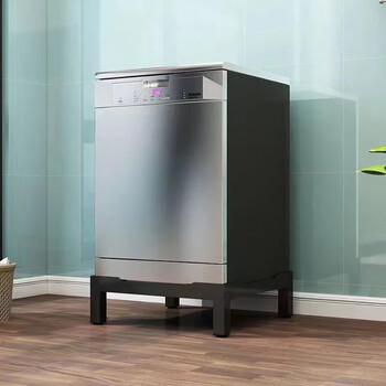 Washing machine rack base universal washing machine base bracket refrigerator dishwasher plus elevated bracket black length 40*width 40*height 15 cm