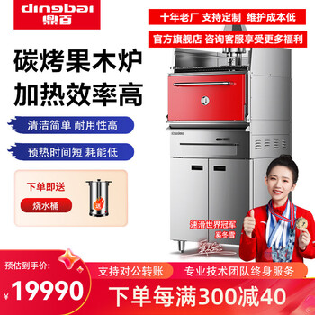 Dingbai commercial electric oven restaurant hotel barbecue oven high temperature infrared indoor outdoor fruit wood steak oven charcoal grill color matching cabinet type charcoal grilled fruit wood stove