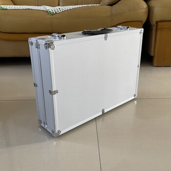 Pupan aluminum alloy portable hardware tool box instrument sample display box file storage storage box supports customization 52*35*13 tool box