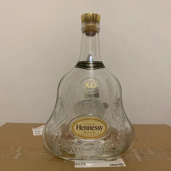 Shantou lincun hennessy xo 14 catties original high-end empty bottle bubble wine bottle decorative bottle with box 700ml second-hand 700ml single bottle without box