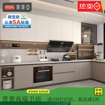 Sophia cabinet modern simple quartz stone countertop stove cupboard integrated cabinet kitchen storage cabinet complete