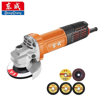 Dongcheng 1100w angle grinder 1100-100t rear switch cutting machine grinder power tool