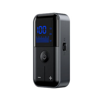 Bluetooth 5.4 receiver and transmitter car audio amplifier wireless adapter speaker computer tv projection transmission m20 transmitter and receiver (band clip can be inserted into the card) bluetooth 5.4