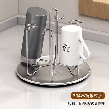 He jiagong cup drain rack upside down tea cup storage rack baby bottle drain rack drying 304 stainless steel 304 stainless steel cup holder + 304 stainless steel water tray