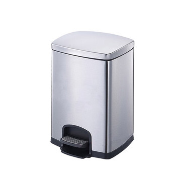 Mrs. zhuang office stainless steel tea residue bucket commercial tea room drainage bucket waste water bucket 30l foot pedal