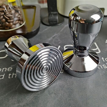 Carole coffee powder hammer solid powder press filling 51mm thread italian steel handle 58mm powder distributor 53 stainless iron solid handle 51mm thread