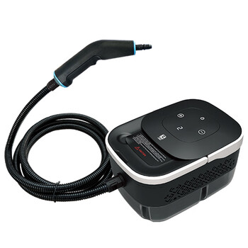 High temperature and high pressure steam cleaning machine multifunctional cleaning machine household small 1250ml water tank steam cleaning machine black 220v european regulation