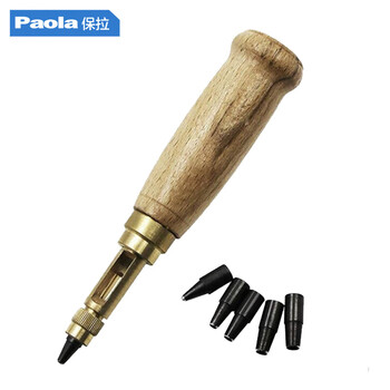 Paola 6-in-1 belt punch 1.5-4mm leather punch replaceable head round punch hole set 7780