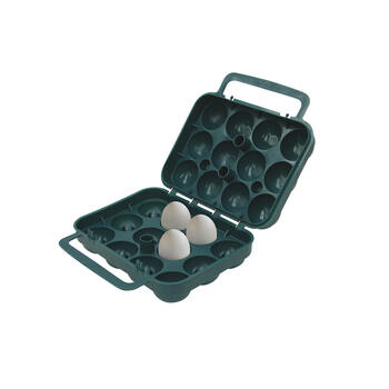 Stansport egg container for camping and travel dark green