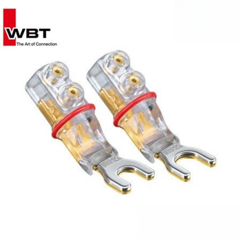 Original german wbt-0661cu hifi fever speaker speaker cable y fork plug