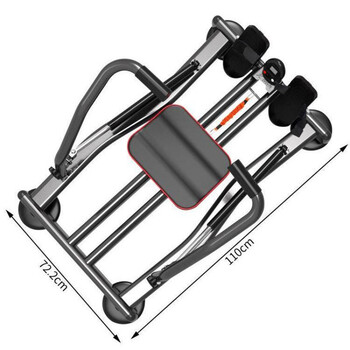 Rowing machine home fitness training equipment hydraulic foldable sculls silent resistance small rowing mobile phone rew 360 degree paddling + strength adjustment + electronic watch