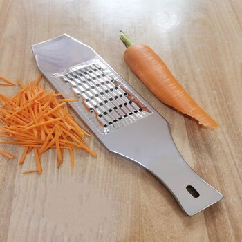 Mzxm japanese imported quality thickened stainless steel panel potato shredder household radish shredder for cold salad cucumber shredder no. 7-8 4mm thin shreds for stir-fry and cold salad