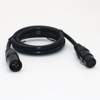 Xmsj electric vehicle extension cord xlr male and female electric motorcycle outdoor high-rise building waterproof battery charger extension cord.-.large xlr extension cord (one meter)