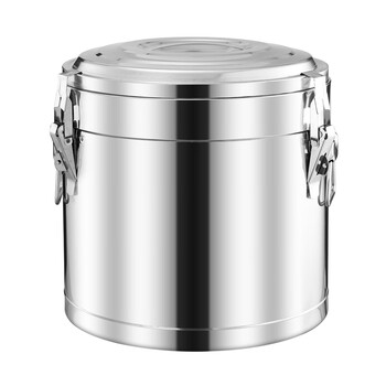 Huili insulated bucket commercial large capacity rice bucket 304 stainless steel soup and porridge bucket soy milk ice powder bucket stall ice bucket insulated box 10 catties water
