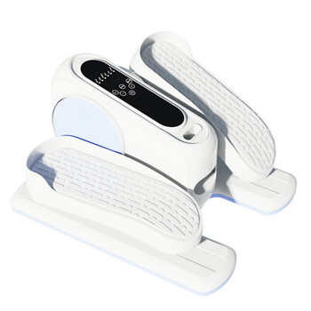 Mini elliptical machine home fitness small multi-functional silent adult and elderly training rehabilitation instrument stepper white