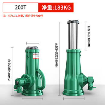 Hugong hugo screw jack mechanical vertical jack hand gear steel factory subway 5 tons 10 tons 3/50/32 tons 100t export quality 200t