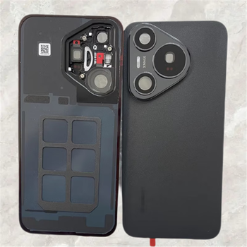 Suitable for huawei pura70 original disassembly glass back cover p70pro+battery cover p70ultra disassembly back cover pura70pro back cover feather gauze black pure original disassembly