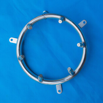 Oluoxun customized fog cannon special water ring spray ring spray straight rod nozzle nozzle supports customization of various water ring factory 6 nozzles (outer diameter 25 cm)