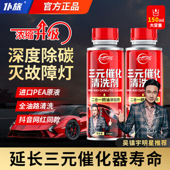 Pulu three-way catalyst engine internal catalytic converter cleaning agent fuel bao no-disassembly cleaning 150ml*2 bottles