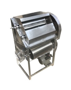 Wen yijia small household peanut thresher stainless steel peanut picking machine dry wet and dry artifact gasoline electric thresher new stainless steel single machine + 220 volt motor