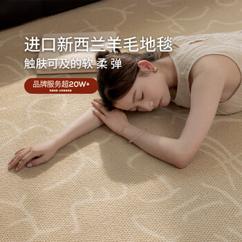 Katafia carpet living room new zealand wool light luxury premium floor mat bedside rug oracle 2*3 meters