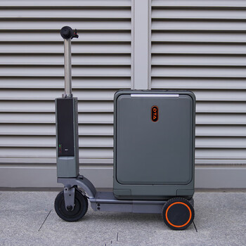 Dta electric cycling suitcase can be boarded on board smart suitcase for adults, green 20 inches (can be boarded on board)