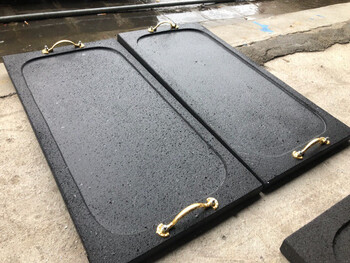 Natural korean barbecue plate slate grill features slate barbecue commercial burn-resistant slate features fine hole 30.60 boutique model