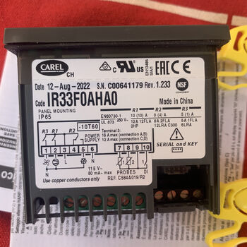Italian carle thermostat ir33f0aha0 // carle thermostat ir33foahao 115 volt voltage only thermostat