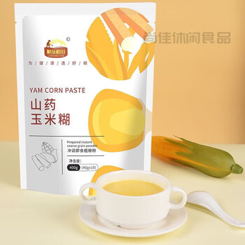 Shihuai grain core rice field yam corn paste breakfast meal replacement ready-to-eat corn yam paste individually packaged sucrose corn 400g