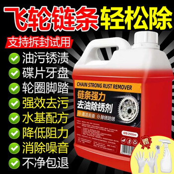 Mountain bike chain cleaner lubricant motorcycle anti-rust special bicycle cleaning and maintenance shaft rust removal 2500ml